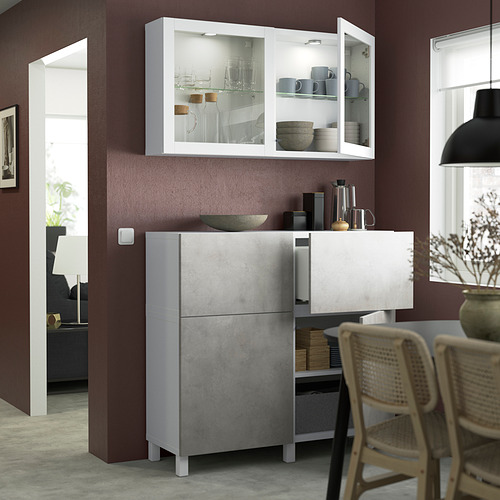 BESTÅ, storage combination w doors/drawers