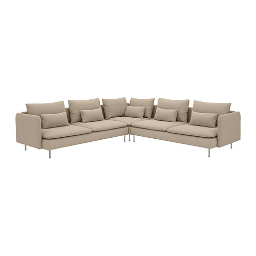 SÖDERHAMN, corner sofa, 6-seat