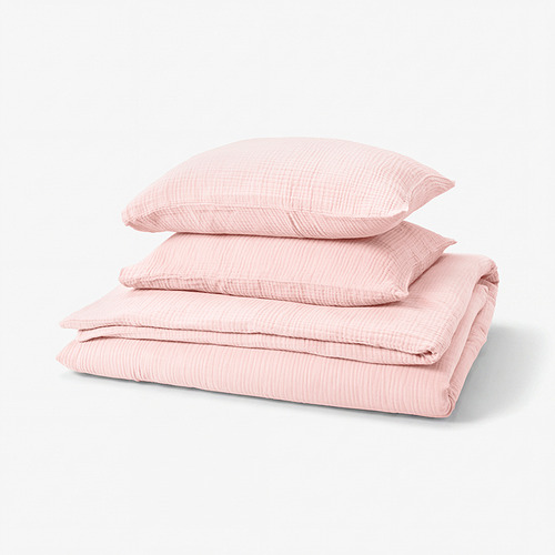 SCHERSMIN duvet cover and 2 pillowcases