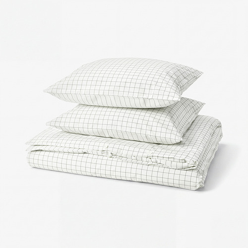 DOFTAKLEJA duvet cover and 2 pillowcases