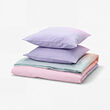 FLÄDERBUSKE duvet cover and 2 pillowcases
