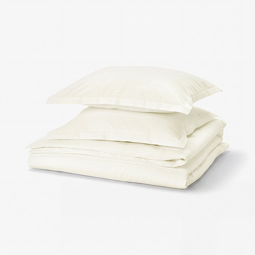 LUKTVICKER duvet cover and 2 pillowcases
