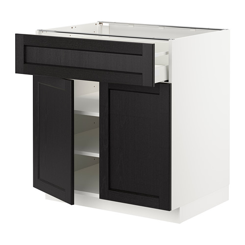 METOD/MAXIMERA, base cabinet with drawer/2 doors