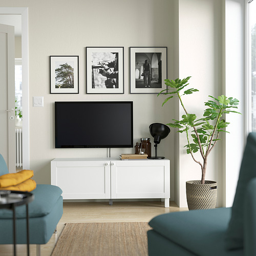 BESTÅ, TV bench with doors