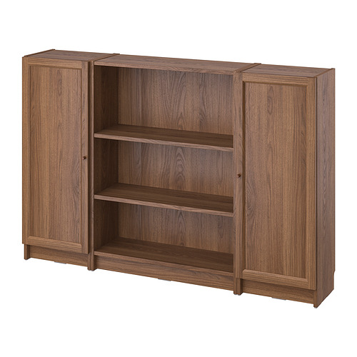 BILLY/OXBERG, bookcase combination with doors