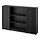 BILLY/OXBERG, bookcase combination with doors