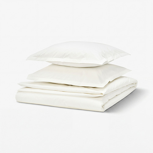 HAMPFLOCKEL duvet cover and 2 pillowcases