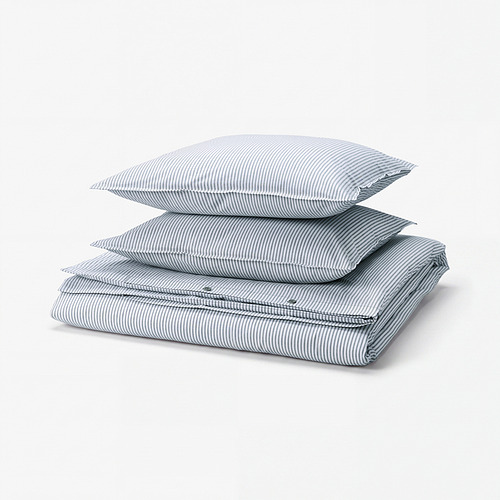 SOLFIBBLA duvet cover and 2 pillowcases
