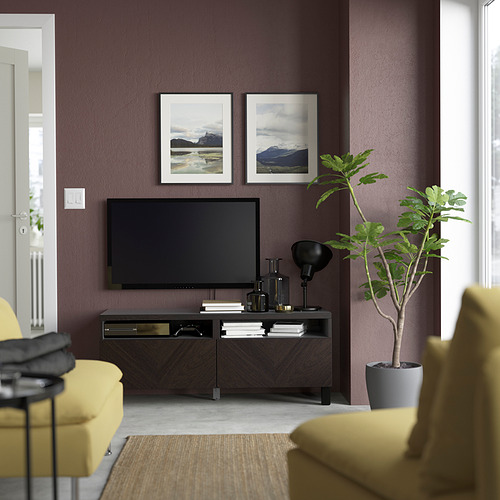 BESTÅ, TV bench with drawers