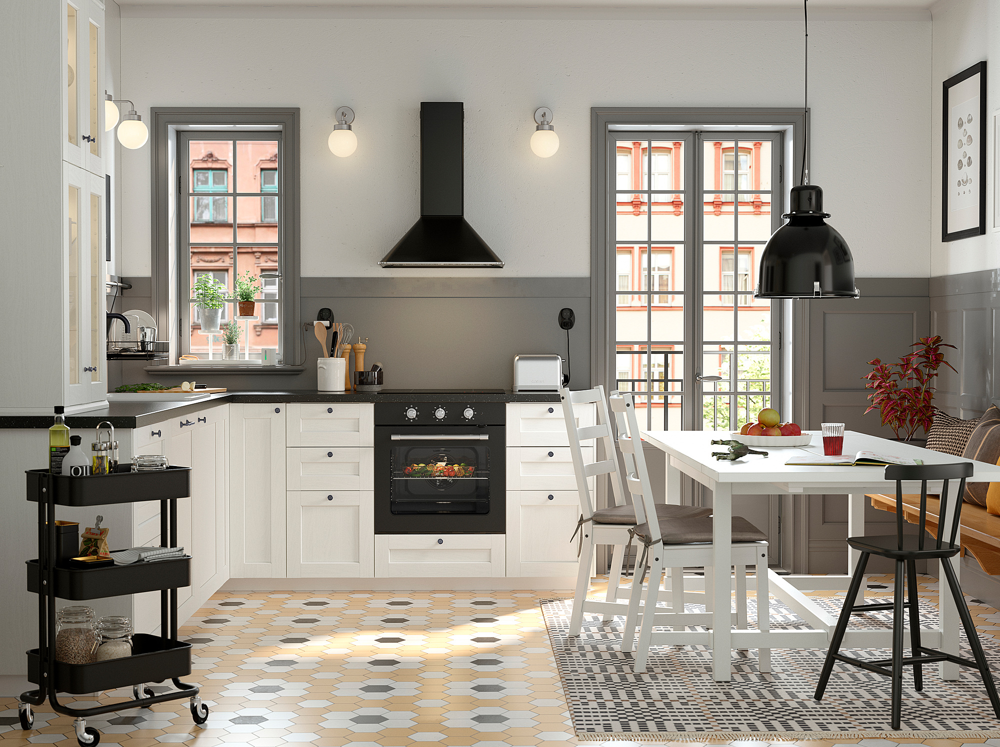 Ikea white oven discount
