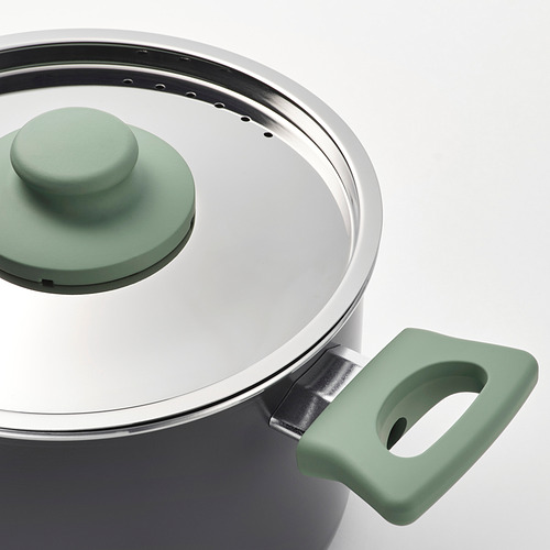 HEMLAGAD 6-piece cookware set