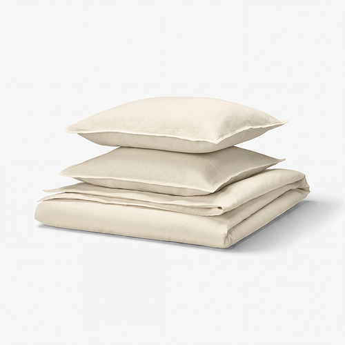 RUNDHAGTORN duvet cover and 2 pillowcases
