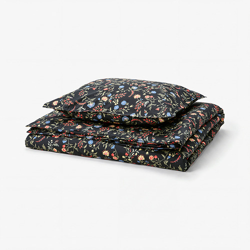 BRUDKRUSBÄR, duvet cover and pillowcase