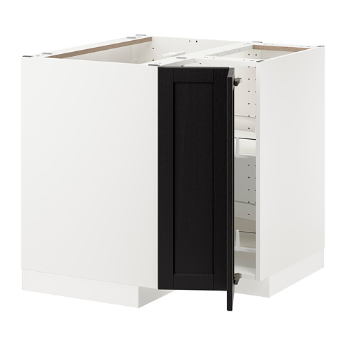 METOD, corner base cabinet with carousel