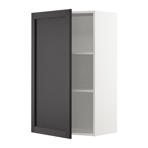 METOD wall cabinet with shelves