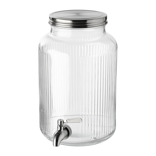 VARDAGEN, jar with tap