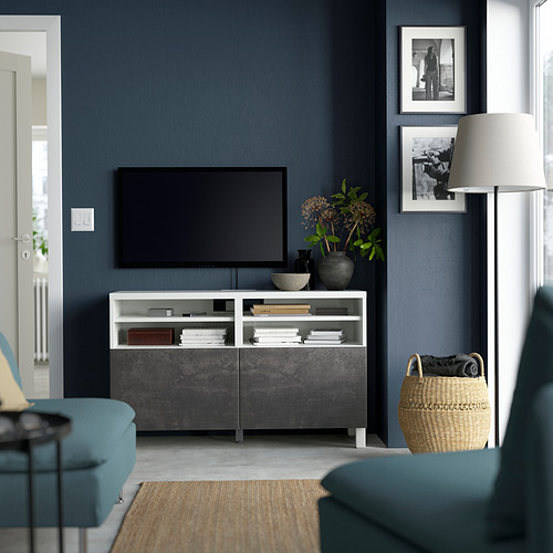 BESTÅ, TV bench with doors