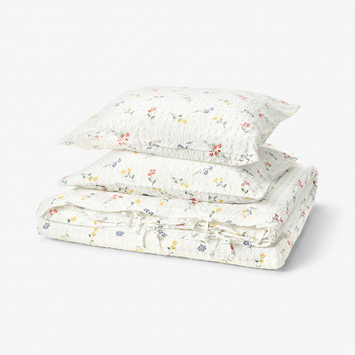 PILDVÄRGMAL duvet cover and 2 pillowcases