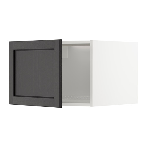 METOD, top cabinet for fridge/freezer