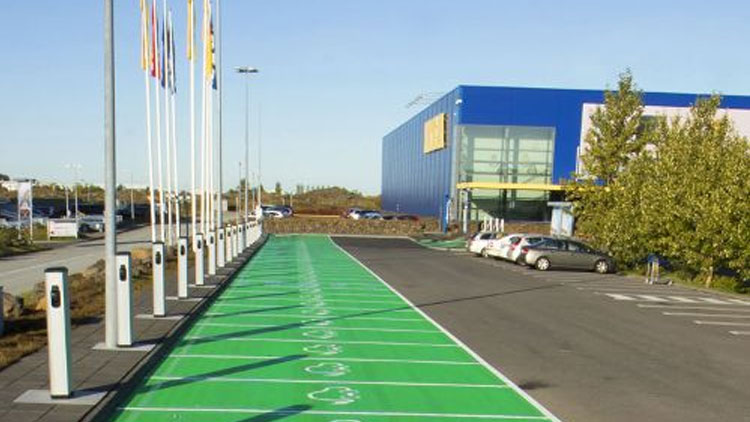 Electric charging station IKEA