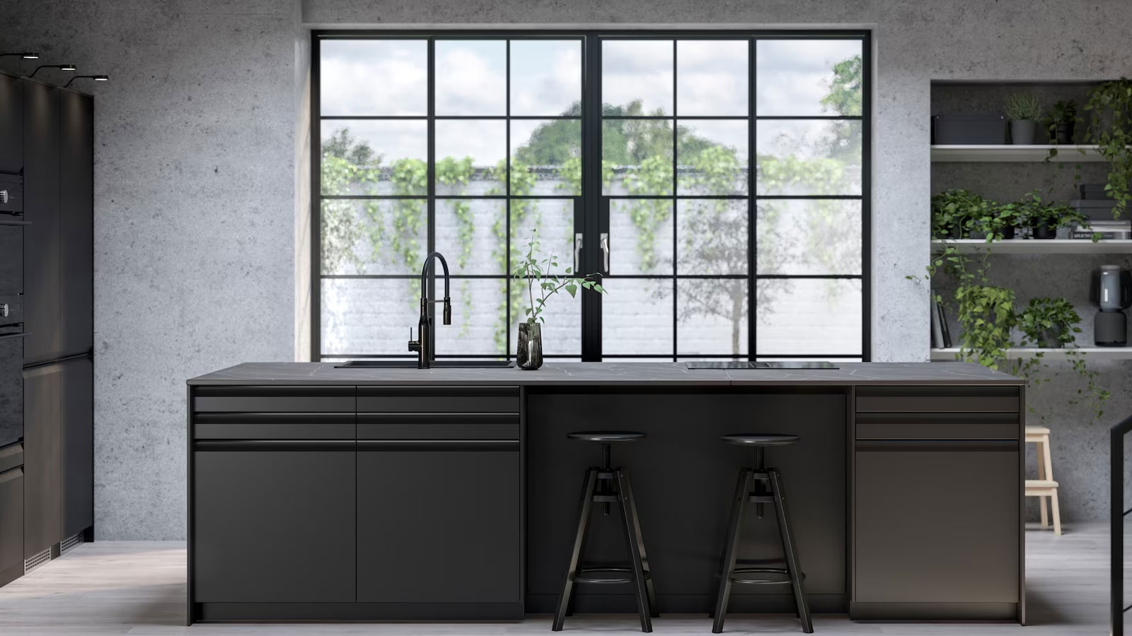 UPPLÖV matt anthracite kitchen