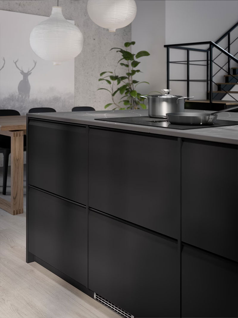 UPPLÖV matt anthracite kitchen