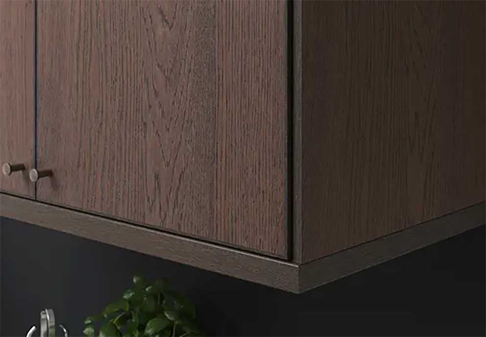 SINARP dark brown kitchen