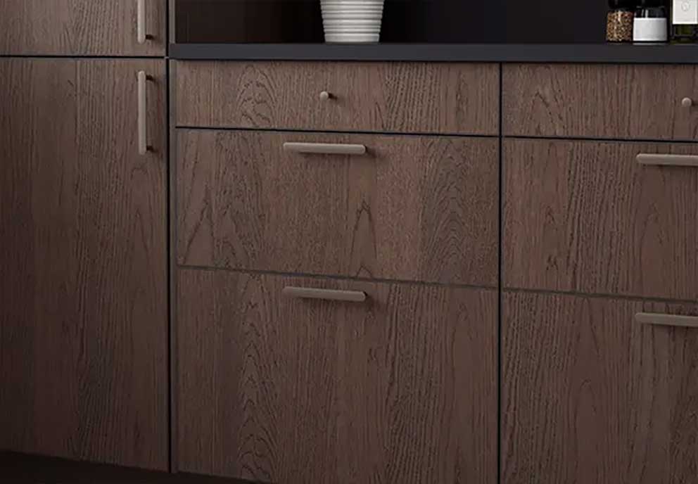 SINARP dark brown kitchen