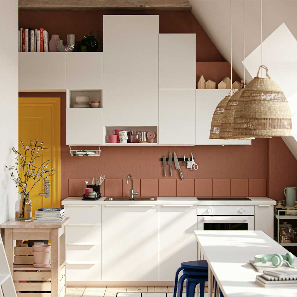 VALLSTENA matt white kitchen