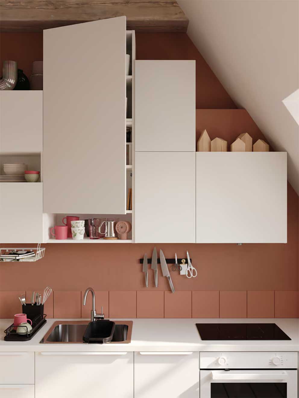 VALLSTENA matt white kitchen