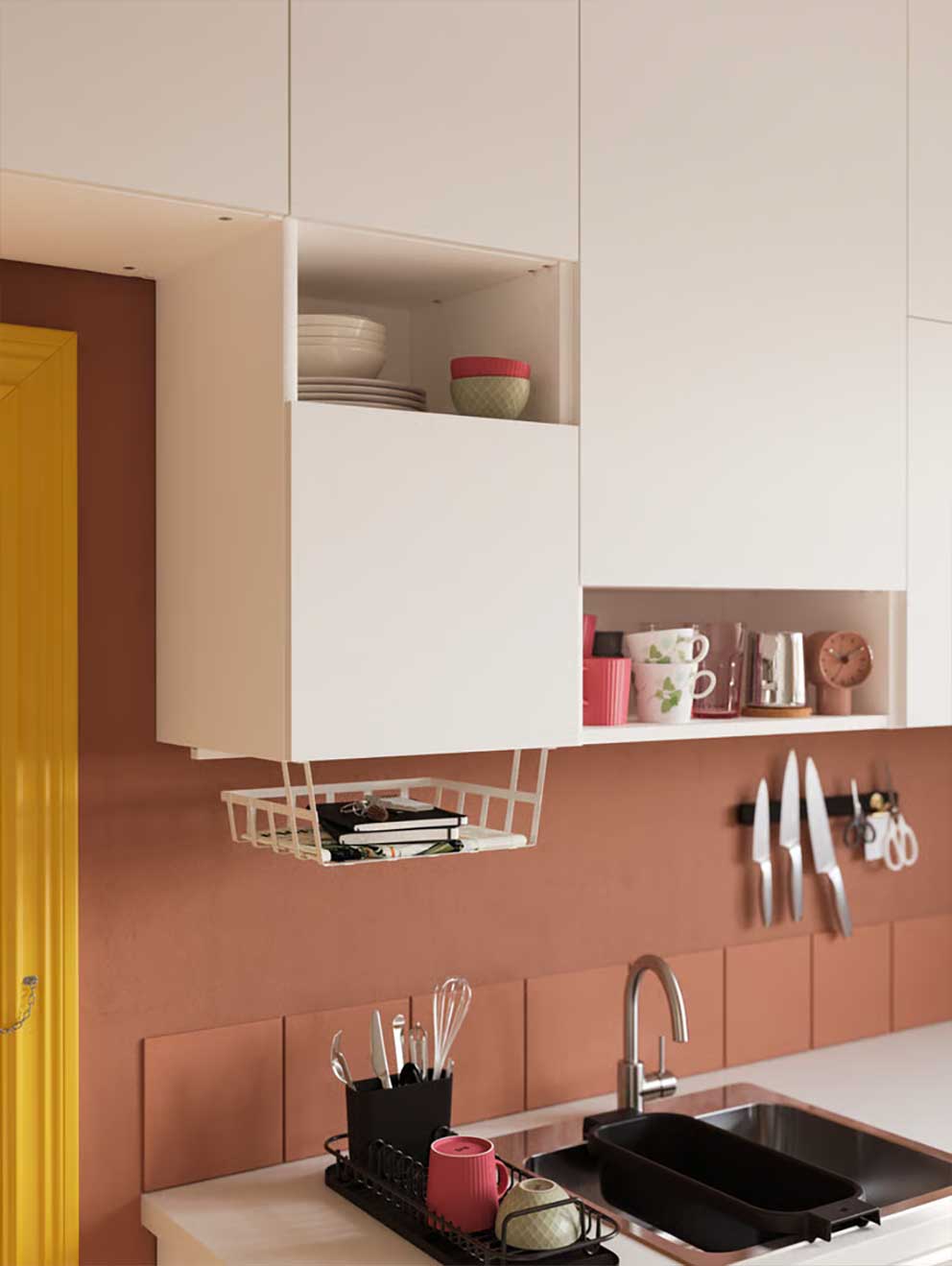 VALLSTENA matt white kitchen