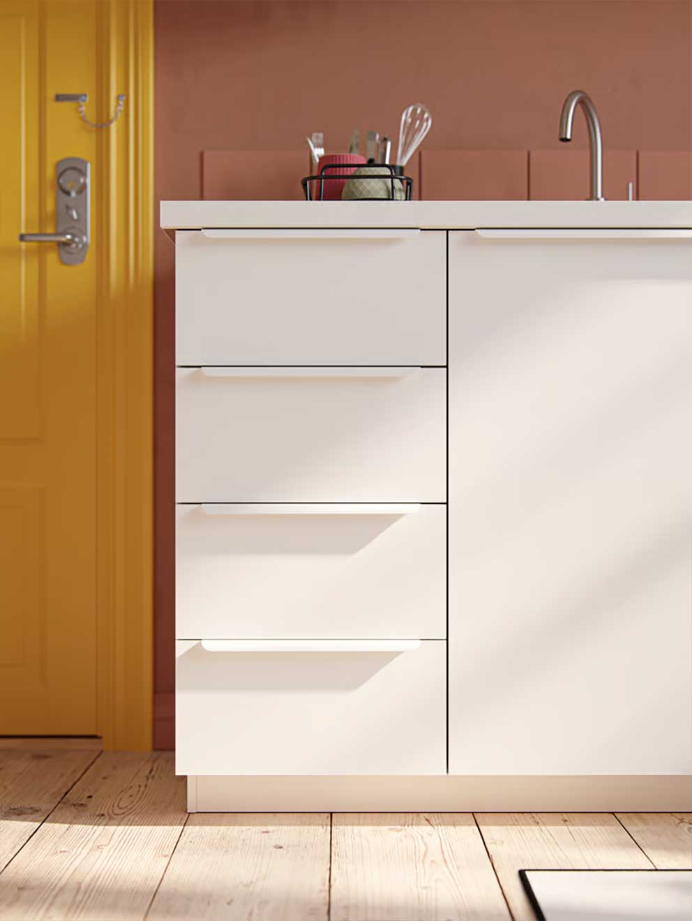 VALLSTENA matt white kitchen