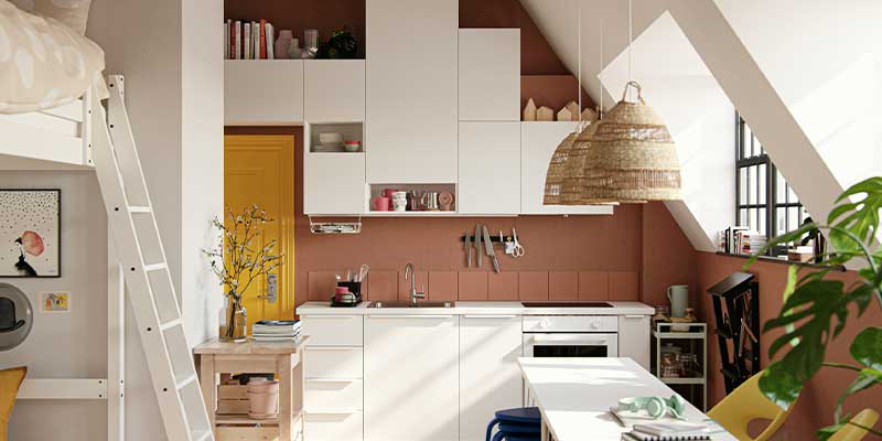VALLSTENA matt white kitchen