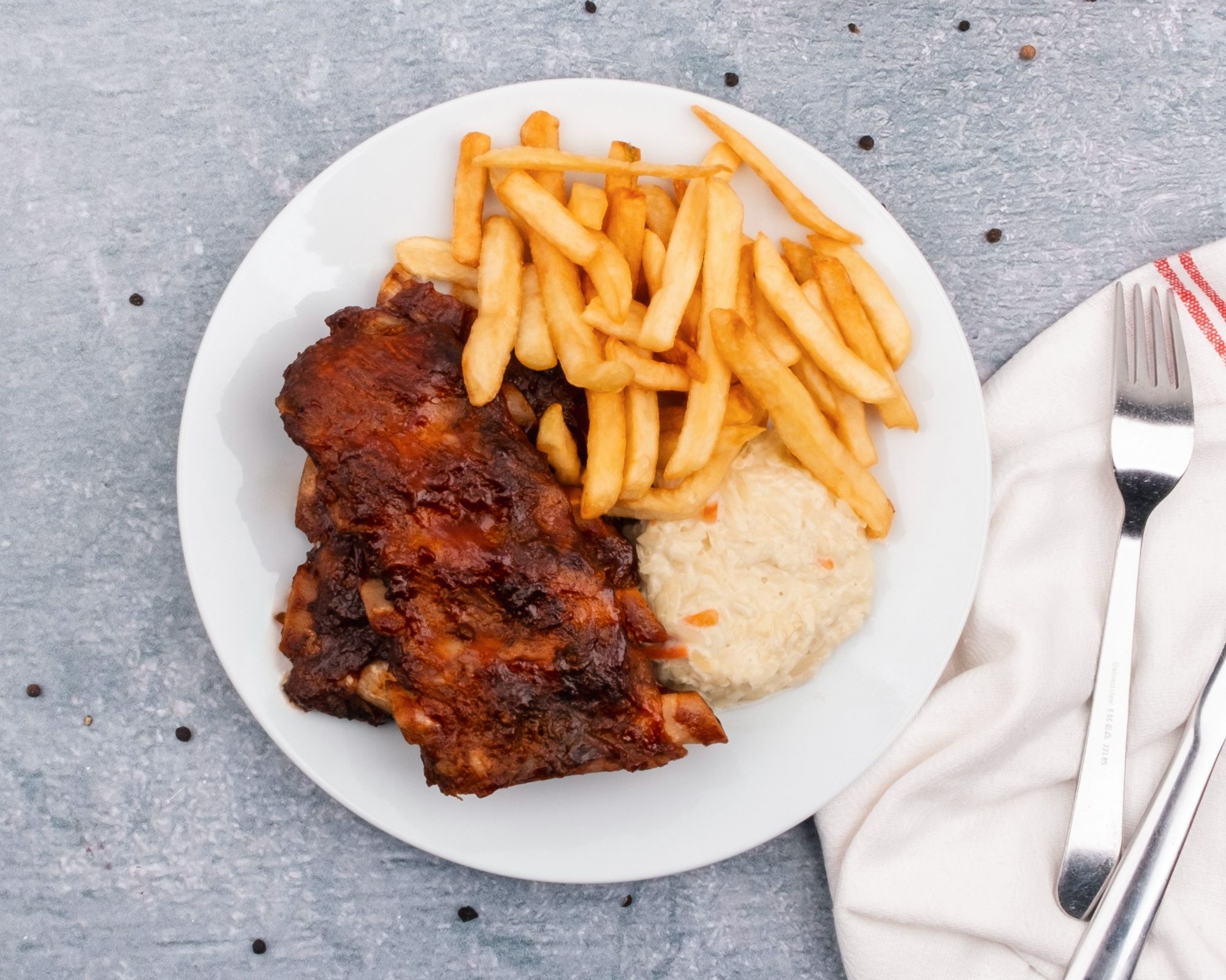 food on plate
