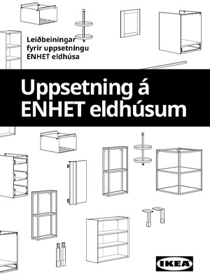 Kaupleiðbeiningar - ENHET eldhús uppsetning