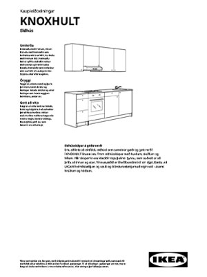 Kaupleiðbeiningar - KNOXHULT