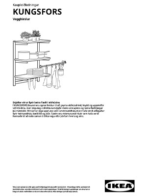 Kaupleiðbeiningar - KUNGSFORS